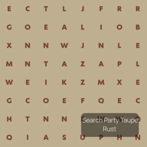 Search party Taupe rust category