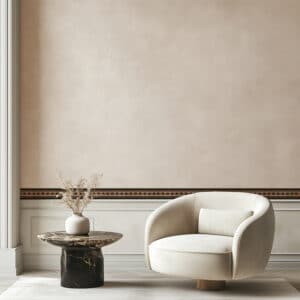 Showplace Drive wallpaper border Geo Border living room horizontal install