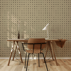 showplace drive search party wallpaper beige w:blk