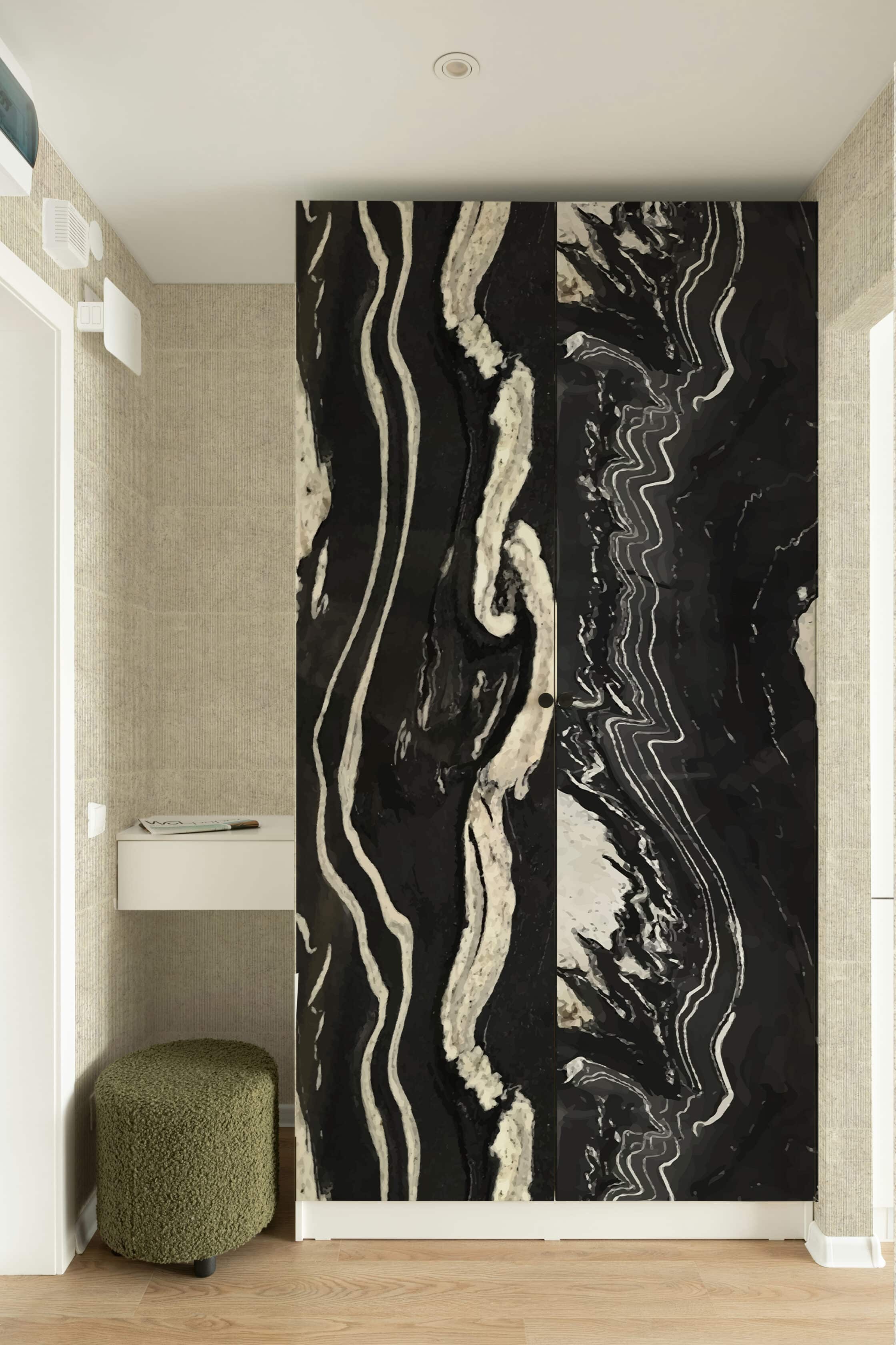 showplace drive genesis wallpaper Kim White peel and stick
